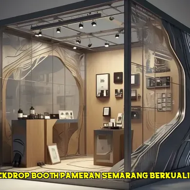 backdrop booth pameran semarang berkualitas